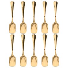 10 Piezas Utensilios de Cocina de Acero Inoxidable Cuchara de Acero Inoxidable Utensilios de Cocina