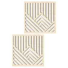 2 Piezas Adornos de Pared para Salón Decorativos Colgantes Decoraciones Hogar