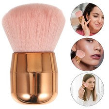 Pinceles de mango corto de 1 pieza - utiliza pinceles de maquillaje herramientas de belleza (rosa)