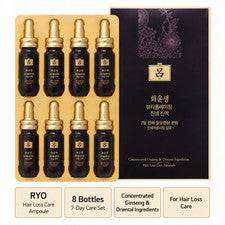 Concentrado para el cuidado de la pérdida del cabello RYO Hwayoonsaeng 20 ml (0,68 oz) x 8 piezas