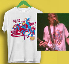 Sonic you th japan usado por Kurt Cobain, Camisa Unisex 2 Lados