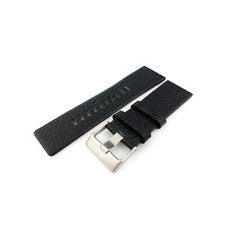 Correa de cuero genuino negro para relojes Diesel DZ 22 24 26 27 28 30 32 34 mm
