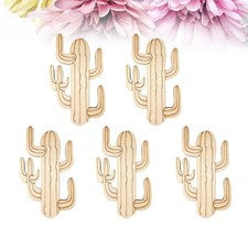 5 Piezas Decoración de Cactus Hogar Hágalo Usted Mismo Artesanía Accesorios Adornos para
