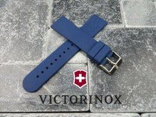 Victorinox Swiss Army Correa de Goma I Azul Maverick Diver Correa de Reloj 22mm 20mm x1