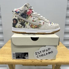 Nike SB Dunk High Supreme Rammellzee Talla 10.5 FD8779-100 FW23 Artista NUEVO