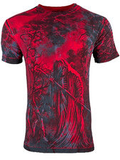 Camiseta para hombre Xtreme Couture By Affliction Sorrow Biker tatuaje blanca