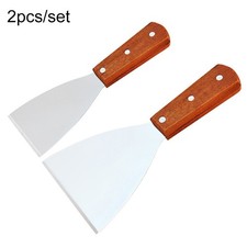 Nueva espátula de carne duradera DIY acero inoxidable cocina pastel utensilios herramienta
