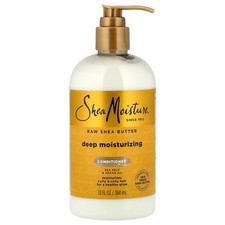 Acondicionador de retención de humedad de manteca de karité cruda Shea Moisture 13 oz / 384 ML NUEVO