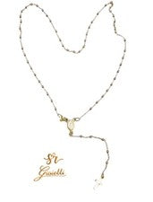 Collana Rosario in ORO GIALLO 45CM Sfere Lisce ORO 18 KT 750% List. 585€