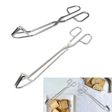 Alicates para barbacoa de acero inoxidable con clip de comida para fiestas de picnic