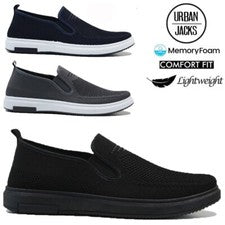 ZAPATOS DE SALÓN INFORMALES DE ESPUMA VISCOELÁSTICA PARA HOMBRES ZAPATOS PARA CAMINAR PARA CONDUCIR PLIMSOLL