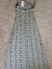Maxi vestido para mujer Forever 21 diseño negro tostado sin mangas talla pequeña