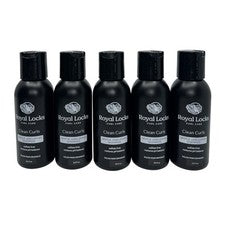 Juego de 5 champú de viaje Royal Locks Curl Care Clean Curls suave bajo en espuma 3 oz