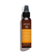 Aceite capilar nutritivo y reparador Apivita 100 ml, queratina vegetal, miel, 98 % natural