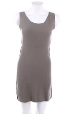Vestido de punto naturalino vestido punto algodón XS marrón topo NUEVO
