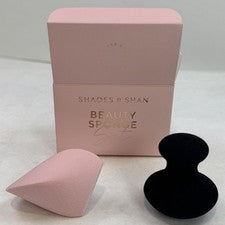 Juego de 2 esponjas Shades By Shan Beauty maquillaje nivel profesional suave sin látex NUEVO