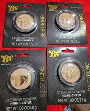 Beauty Essentials Polvo Iluminador para Cejas Ser Fuerte Uso Diario Lote de 4