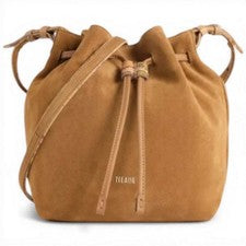 Alviero Martini 1 Classe Bolso Secchiello Mujer Tabaco en Gamuza y Piel