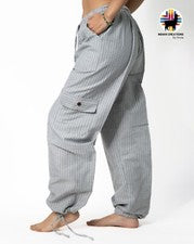 Pantalones boho de algodón. Pantalones estilo hippie.