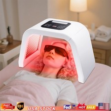 Máscara facial LED terapia de luz-7 colores lámpara de luz de terapia LED herramienta facial para el cuidado de la piel