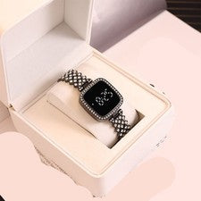 Trendy Electronic Watch with Diamond Inlaid Design and Comfortable Strap