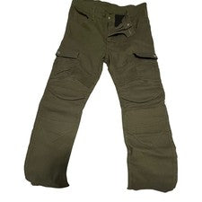 Pantalones de Moto Para Hombre Pantalones de Carga Verde Oliva Estilo Motociclista Pantalones de Moto Talla 30