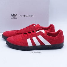Adidas Originales Para Hombre Gonz Aloha Zapatos de Skate GY6896 Escarlata/Blanco Tallas 8.5-11