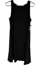 Vestido para mujer Tiana B negro sin mangas línea A tejido talla grande nuevo con etiquetas