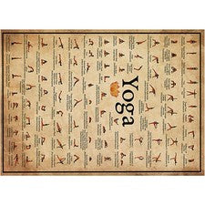 Cuadro de pared con diseño de lienzo decoración de pared para el hogar postura de yoga póster suministros para el hogar