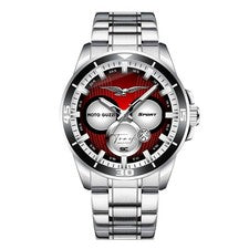 Orologio da polso in Acciaio per amanti Moto Guzzi Track Master Sport Chrono