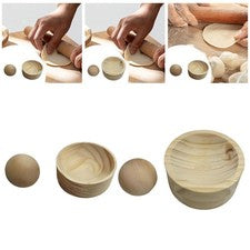 Práctica Y Portátil Herramienta De Cocina De Bolas De Madera, Ideal Para Cocina Y
