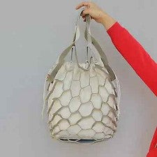 Bolso Mujer Grande Saco Beige Gris Bandolera Suave Moda Cómoda 2139
