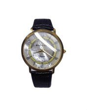 Innovador Reloj Pulsera Time Pearl Analogico Cuarzo con Cuero Genuino (¡Nuevo!)