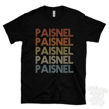 CAMISETA PAISNEL ESTILO RETRO REPETIDO Hombre y Mujer Novedad Genial Nombre Regalo
