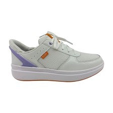 Zapatilla deportiva Kizik Brisbane óptica blanca puesta de sol lila para mujer