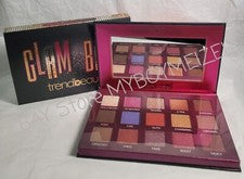 Paleta de sombras de ojos TRENDBEAUTY Glam Babe tamaño completo 15 tonos nueva en caja