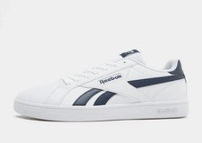 Zapatillas Reebok Court Retro Unisex Blanco/Azul Marino (Reino Unido 9-11) Totalmente Nuevas