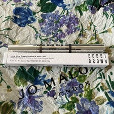 Bobbi Brown Long Wear Crema Sombra y Forro Kohl (Brillo Musgo/Oliva Oscura Mate)