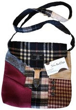 Nuevo Bolso Bandolera Mensajero Finnigan Coser Mucho Estilo Lana Recuperada Reutilizada