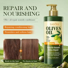 Aceite de Oliva Acondicionador de Cabello Nutritivo Hidratante Profundo Cuidado del Cabello
