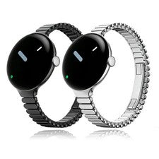 Lujosa pulsera delgada de eslabones de metal correa para mujer para Google Pixel Watch 3 4 (41 mm)