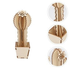 3 Piezas Accesorios de Salón Decoración Fotografía Hogar Madera Artesanía