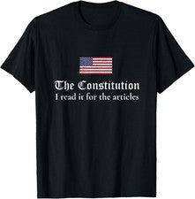 Camiseta La Constitución: Lo leí para los artículos