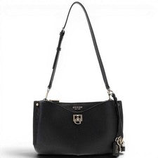 GUESS Moda BOLSO De Hombro Mujer Blanco Negro Sintético