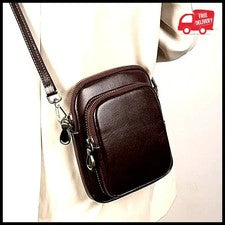 Bolso de mano de cuero genuino para mujer 2026 Trend bolso pequeño simple vegetal.