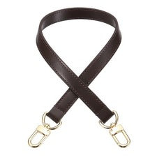 Correa de cuero genuino para cartera, correa de bolso de hombro de 23,6 x 0,71 pulgadas, marrón