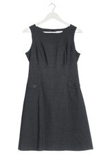 s.Oliver Vestidos Lápiz Gris Oscuro Talla 36