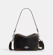 Bolso de hombro COACH Carey Crossbody Loved Leather CES82 SVPMZ auténtico...