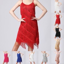 Brandneu Paillettenkleid Einfarbig Leichter Strecher Polyester Ärmellos