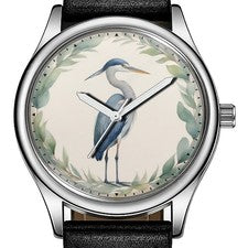 Reloj Pulsera Heron British Bird Colorido Estilo #4 Arte Moda 38mm Cara